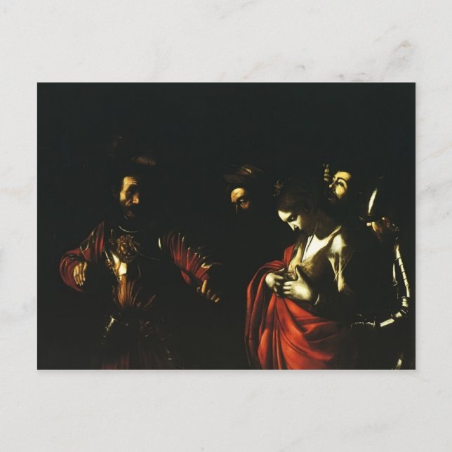 Caravaggio - Martyrium von Saint Ursula Postkarte (Vorderseite)