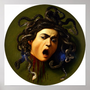 Caravaggio - Medusa 1597 Poster