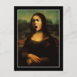 Caravaggio Medusa Mona Lisa Postkarte