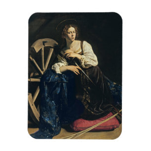 Caravaggio - Saint Catherine von Alexandria Magnet