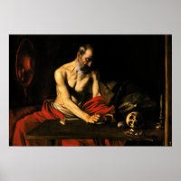 Caravaggio - Saint Jerome Writing