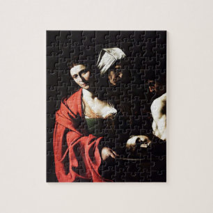 Caravaggio - Salome - klassische barocke Grafik Puzzle