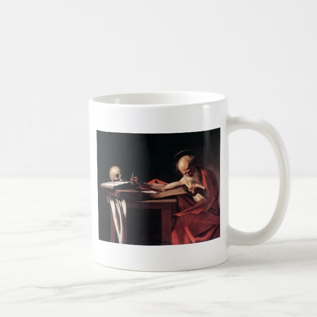 Caravaggio St Jerome Kaffeetasse (Rechts)