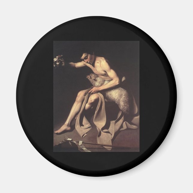Caravaggio St. John The Baptist Magnet (Vorne)
