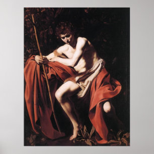 Caravaggio St. John The Baptist Poster