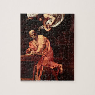Caravaggio - St Matthew und das Engelspuzzlespiel Puzzle