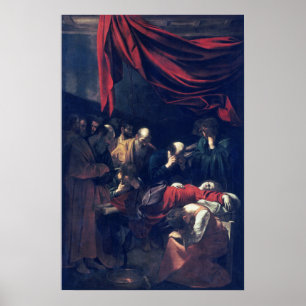Caravaggio Tod der Jungfrau Poster