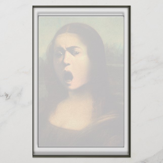 Caravaggios Mona Lisa Briefpapier (Vorderseite)