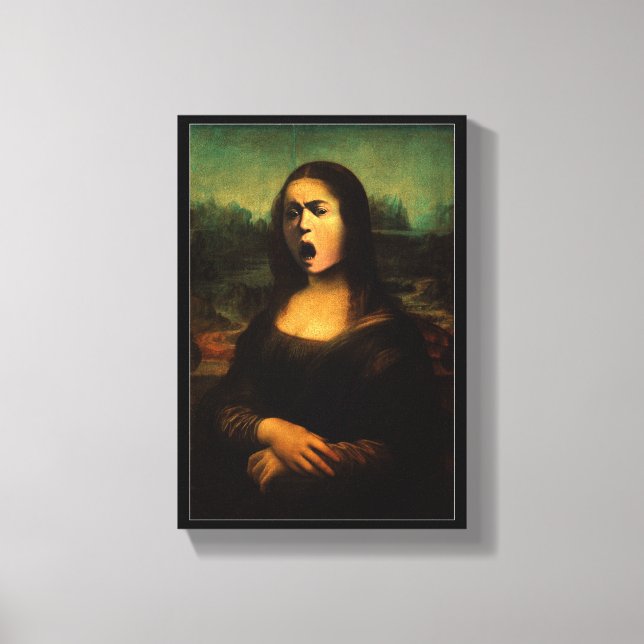 Caravaggios Mona Medusa Leinwanddruck (Vorderseite)