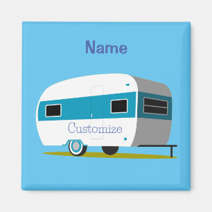 Caravan Camper RV Thunder_Cove Magnet