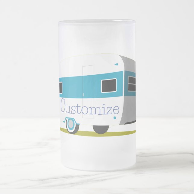 Caravan Camper RV Thunder_Cove Mattglas Bierglas (Mittel)