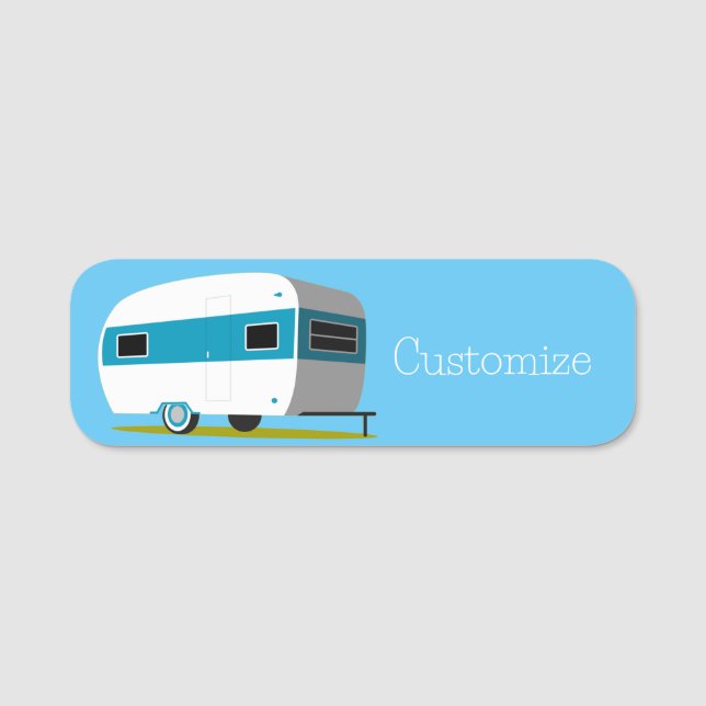 Caravan Camper RV Thunder_Cove Namensschild (Vorderseite)