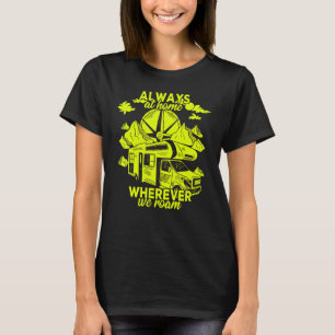 Caravan Camping Anhänger mobile Zuhause Motorhome T-Shirt