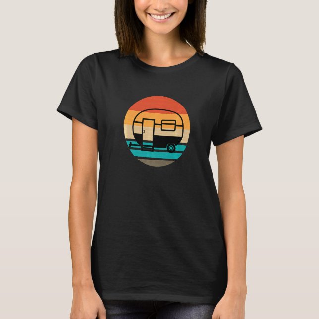Caravan Camping Camping T-Shirt (Vorderseite)