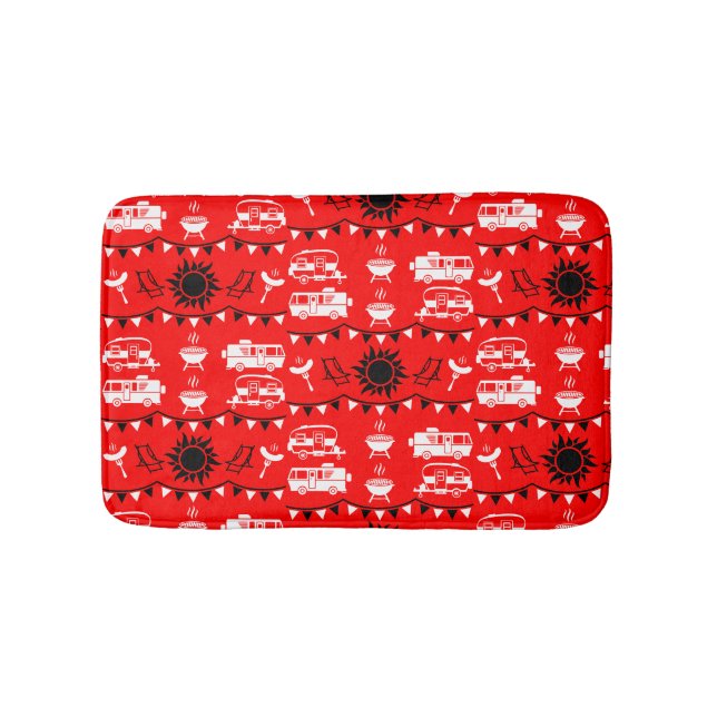 Caravan Camping Deco Badematte (Vorderseite)