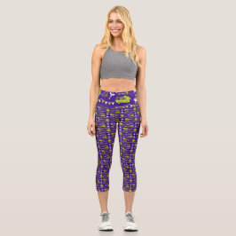 Caravan Camping Deco Capri Leggings
