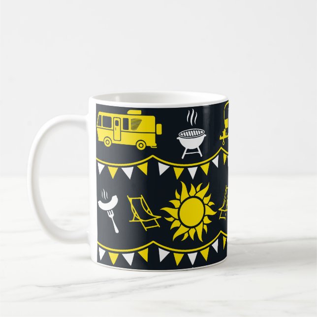 Caravan Camping Deco Kaffeetasse (Links)