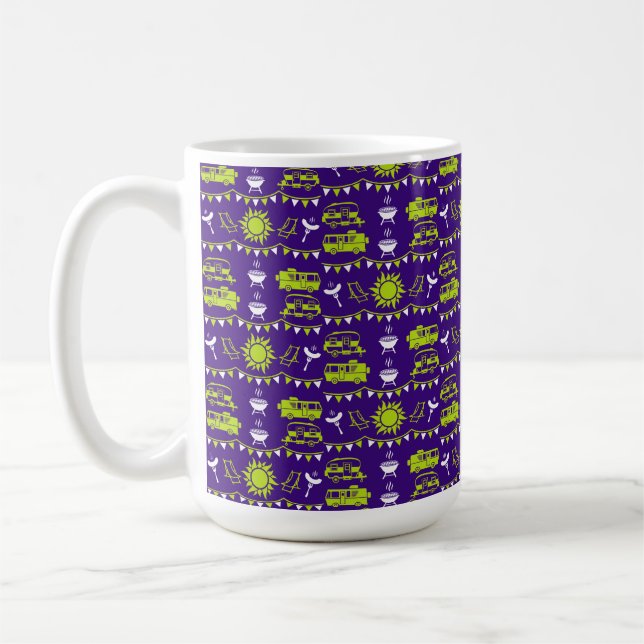 Caravan Camping Deco Kaffeetasse (Links)