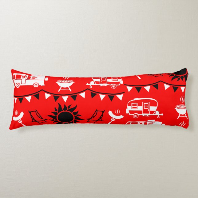 Caravan Camping Deco Seitenschläferkissen (Vorderseite)