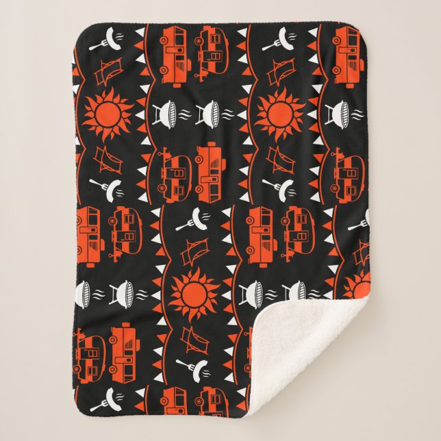 Caravan Camping Deco Sherpadecke (Vorderseite)