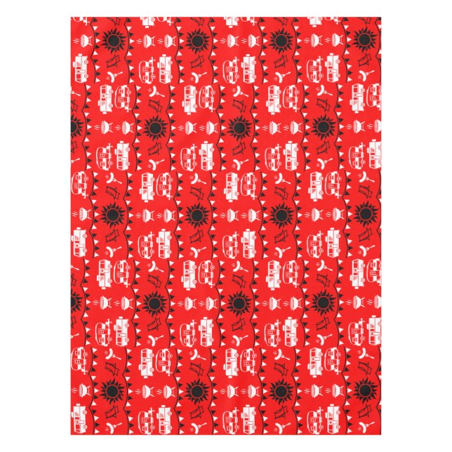 Caravan Camping Deco Tischdecke (Vorderseite)