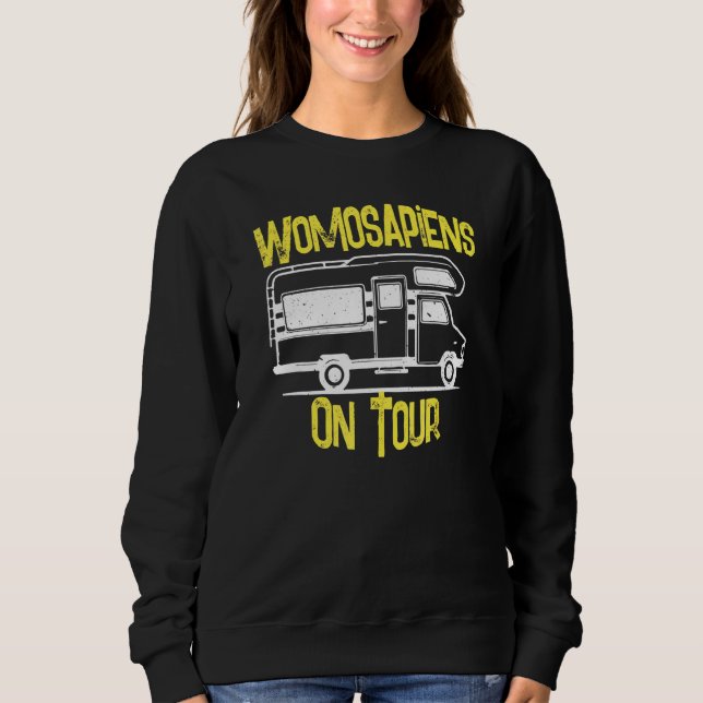 Caravan Camping Mobil I Adventure Vacation Sweatshirt (Vorderseite)
