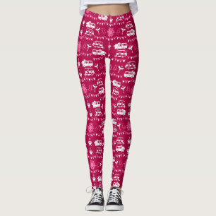 Caravan Camping Wohngestaltung Leggings