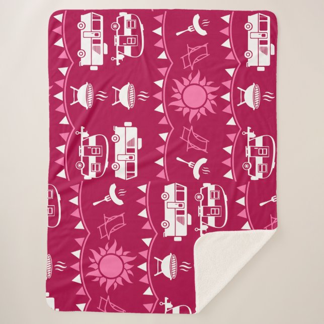 Caravan Camping Wohngestaltung Sherpadecke (Vorderseite)