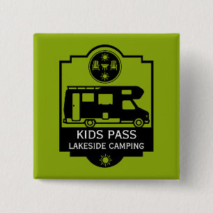 Caravan Campingplatz Business Button