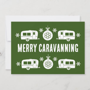 Caravan Happy Christmas Camping Feiertagskarte