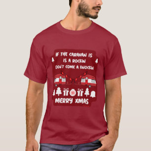 Caravan Happy Christmas Camping T-Shirt