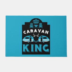 Caravan King - Geschenke für Camper Fußmatte