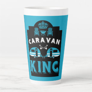 Caravan King - Geschenke für Camper Milchtasse