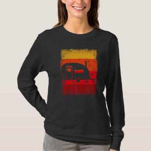 Caravan Motorhome Camping Campingplatz Vintag R T-Shirt