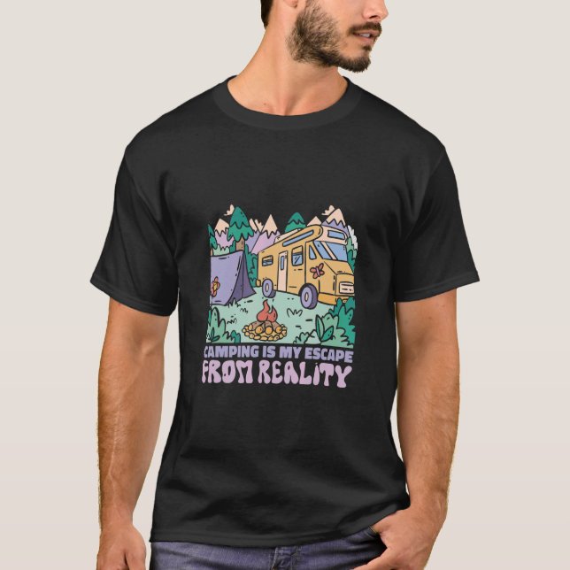 Caravan Travel Caravan Camping T-Shirt (Vorderseite)