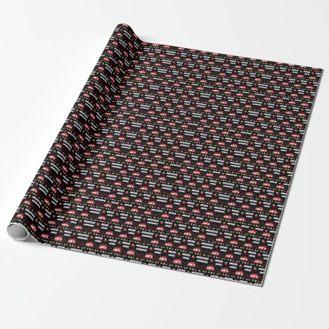 Caravan Weihnachtsgeschenk Geschenkpapier (Ungerollt)