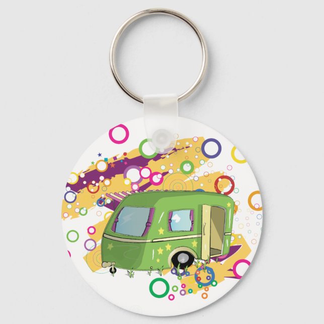 Caravaning Schlüsselanhänger (Vorderseite)