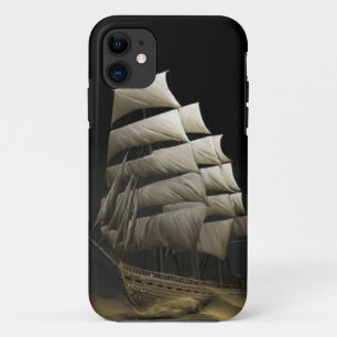 Caravel Schiff segeln Wüste Nacht Sturm Fall Case-Mate iPhone Hülle