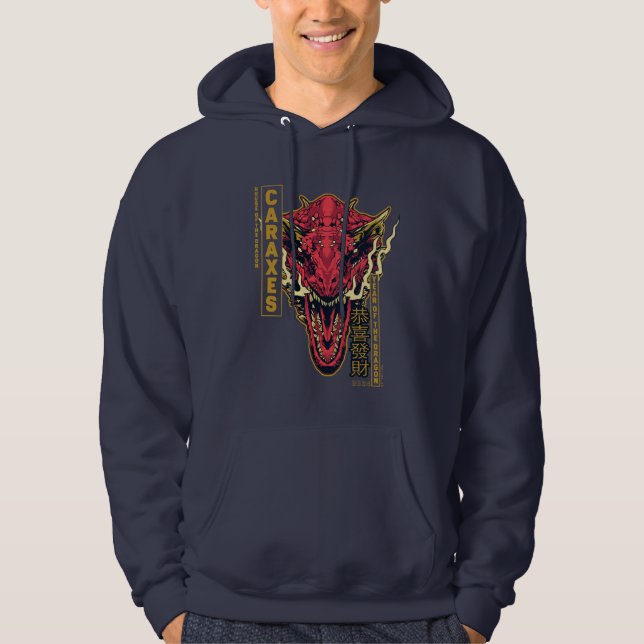 Caraxes Head Year of the Dragon | 恭 喜 發 財 Hoodie (Vorderseite)