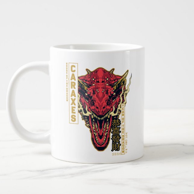 Caraxes Head Year of the Dragon | 恭 喜 發 財 Jumbo-Tasse (Links)