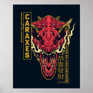 Caraxes Head Year of the Dragon   恭 喜 發 財 Poster