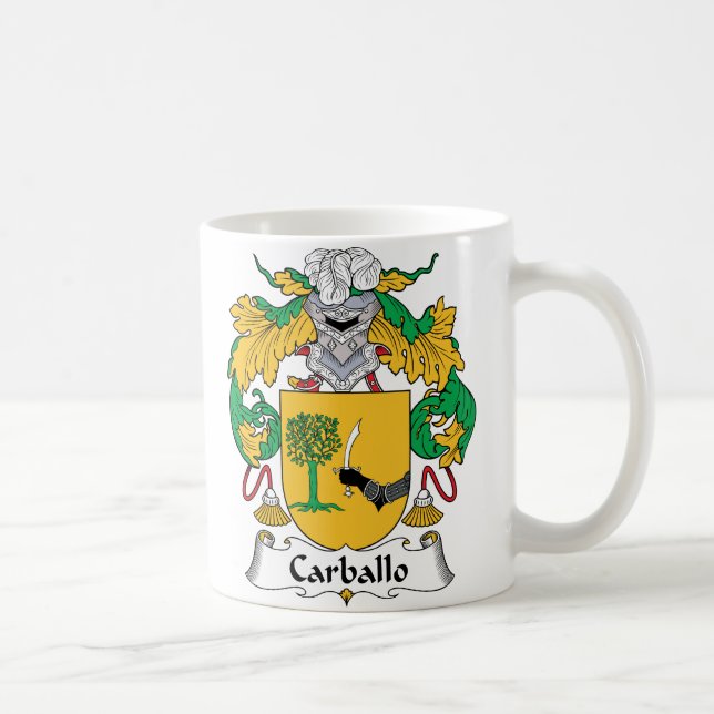 Carballo-Familienwappen Tasse (Rechts)