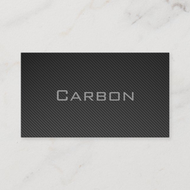 Carbon Business Card Visitenkarte (Vorderseite)