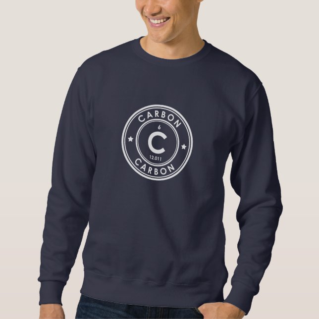 Carbon Element Blue Sweatshirt (Vorderseite)