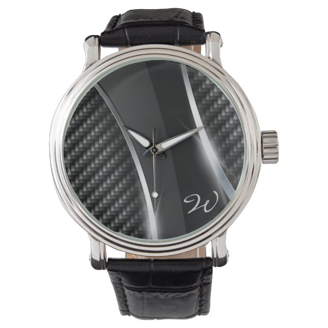Carbon Fibre 3 Watch Armbanduhr (Vorderseite)