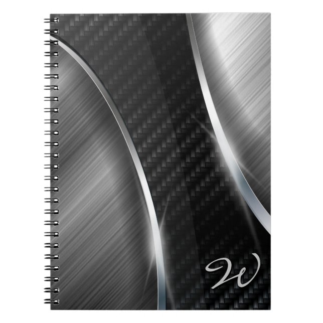 Carbon Fibre 3A-Notebook Notizblock (Vorderseite)