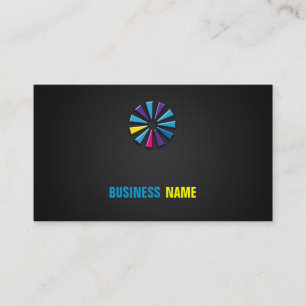 Carbon Fibre Effect Logo-Visitenkarte Visitenkarte