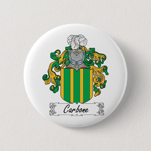 Carbone Familienwappen Button (Vorderseite)