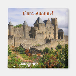 Carcassonne-Festung in Frankreich Magnet