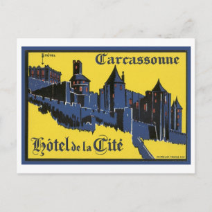 Carcassonne Hotel de la Cite Postkarte